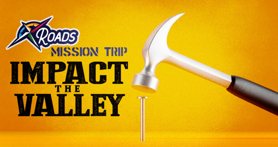 Xroads Mission Trip Impact the Valley with hammer to nail.